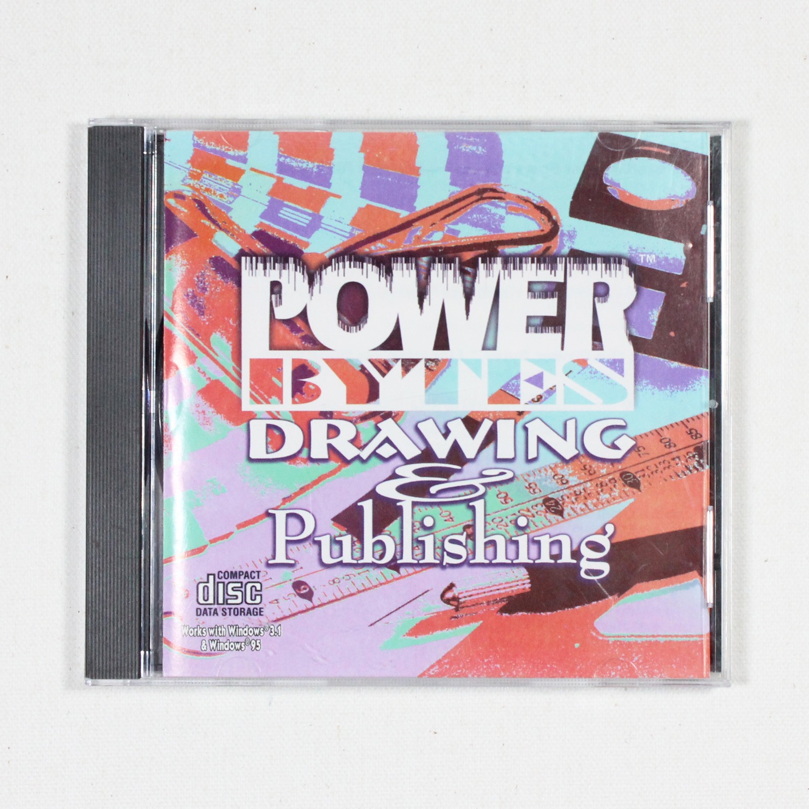 Power Bytes: Drawing & Publishing (PC, 1996) Digital Impact, CD-ROM – Mint Disc