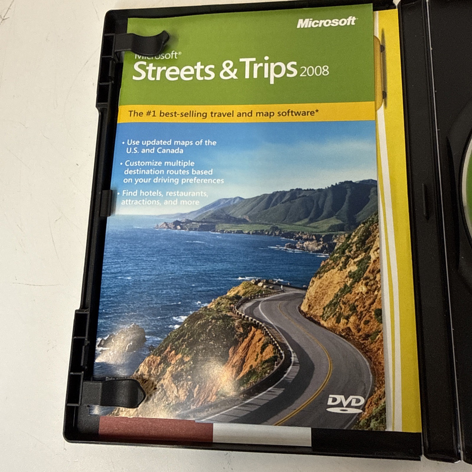 Microsoft Streets and Trips 2008 With Product Key Windows XP Vista – No GPS Unit