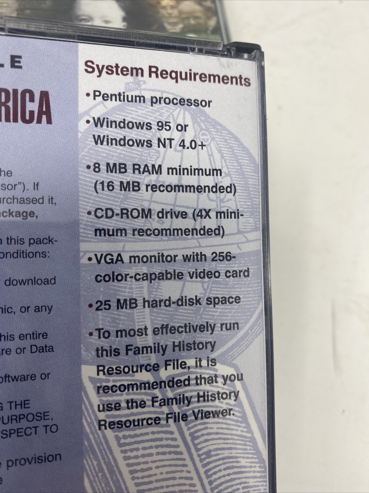 Family History Resource Vital Records Index CD British Isles & North America LDS