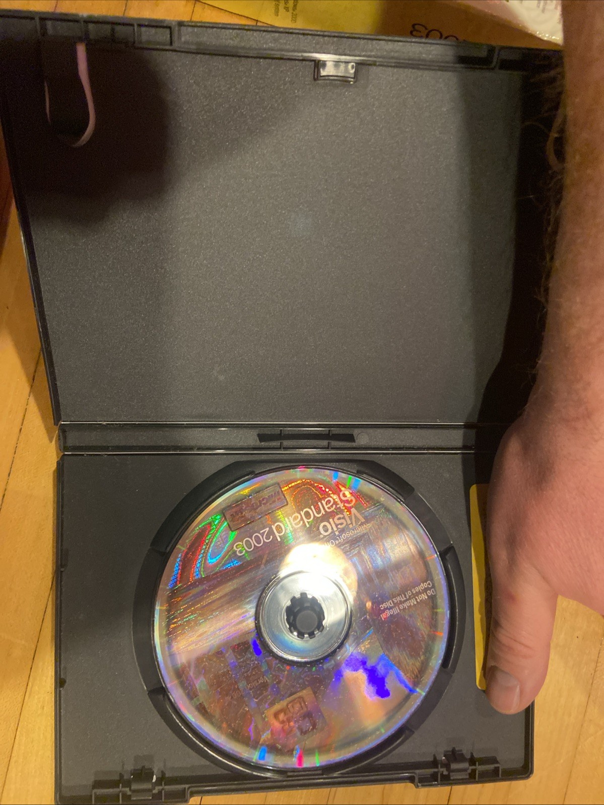 Microsoft Visio Standard 2003 Cd Case And Box