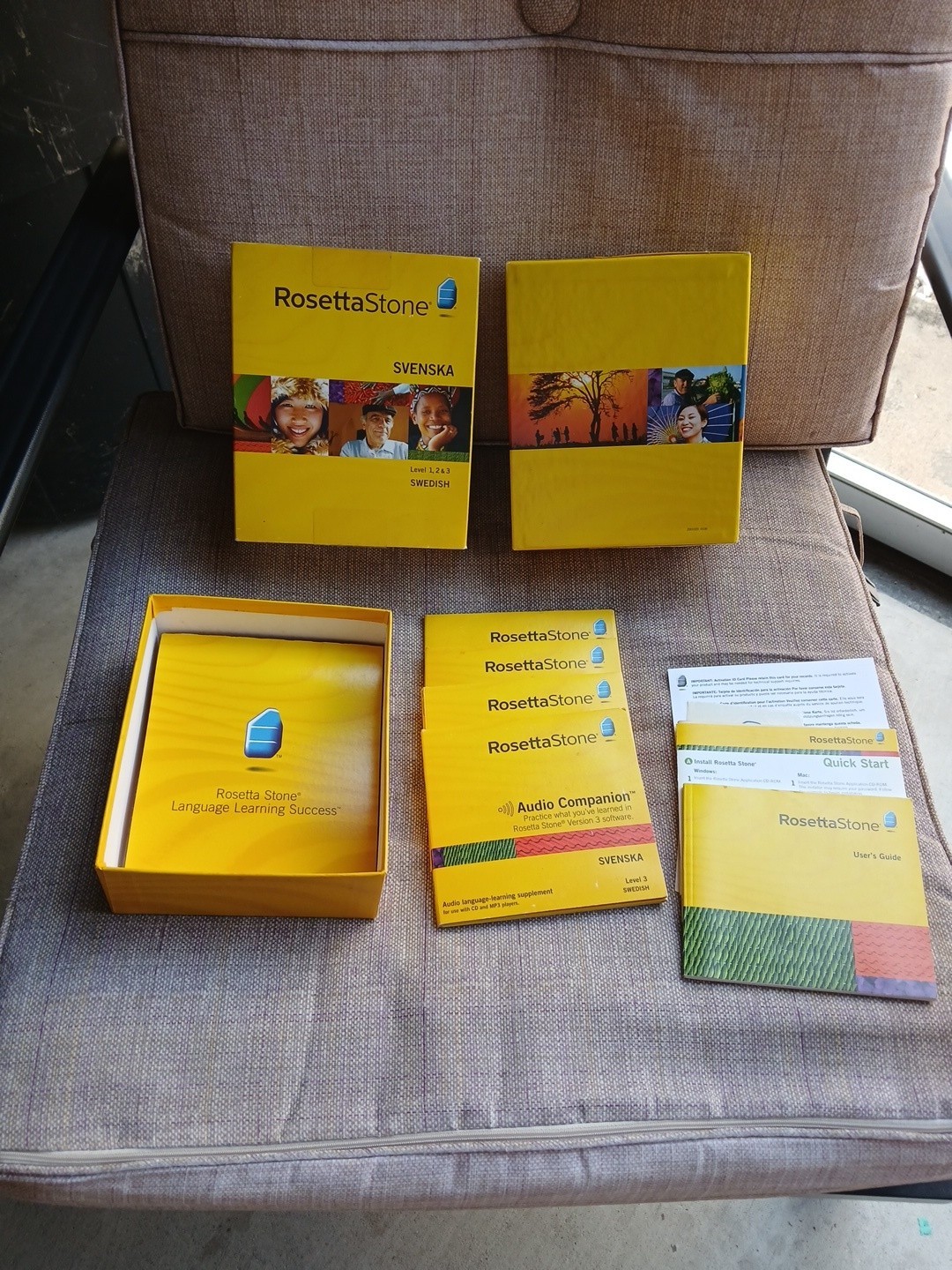 Rosetta Stone Swedish 1,2 &3