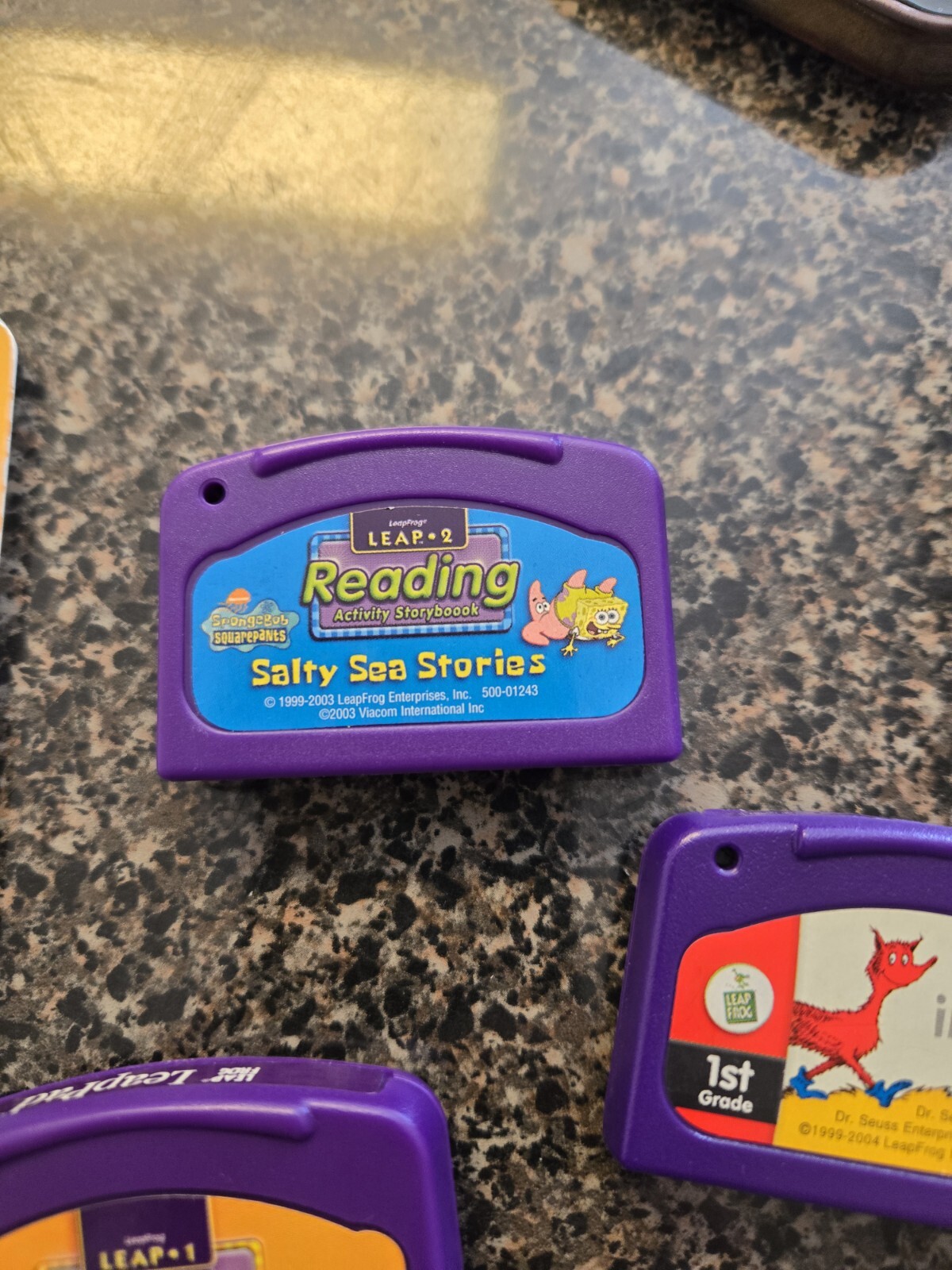 Leapfrog Leap Pad Lot 1 Book 5 Cartridges