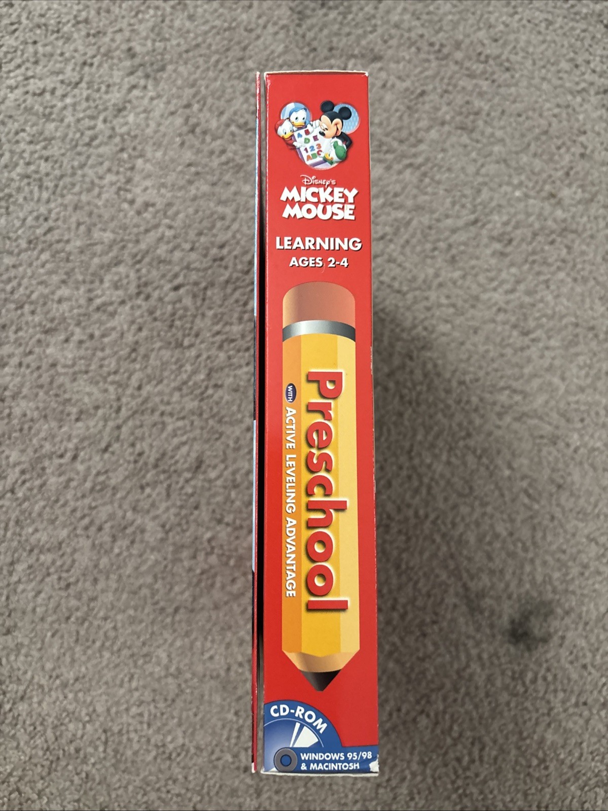 Disney Mickey Preschool Ages 2-4 PC, Mac BIG BOX Brand New Sealed