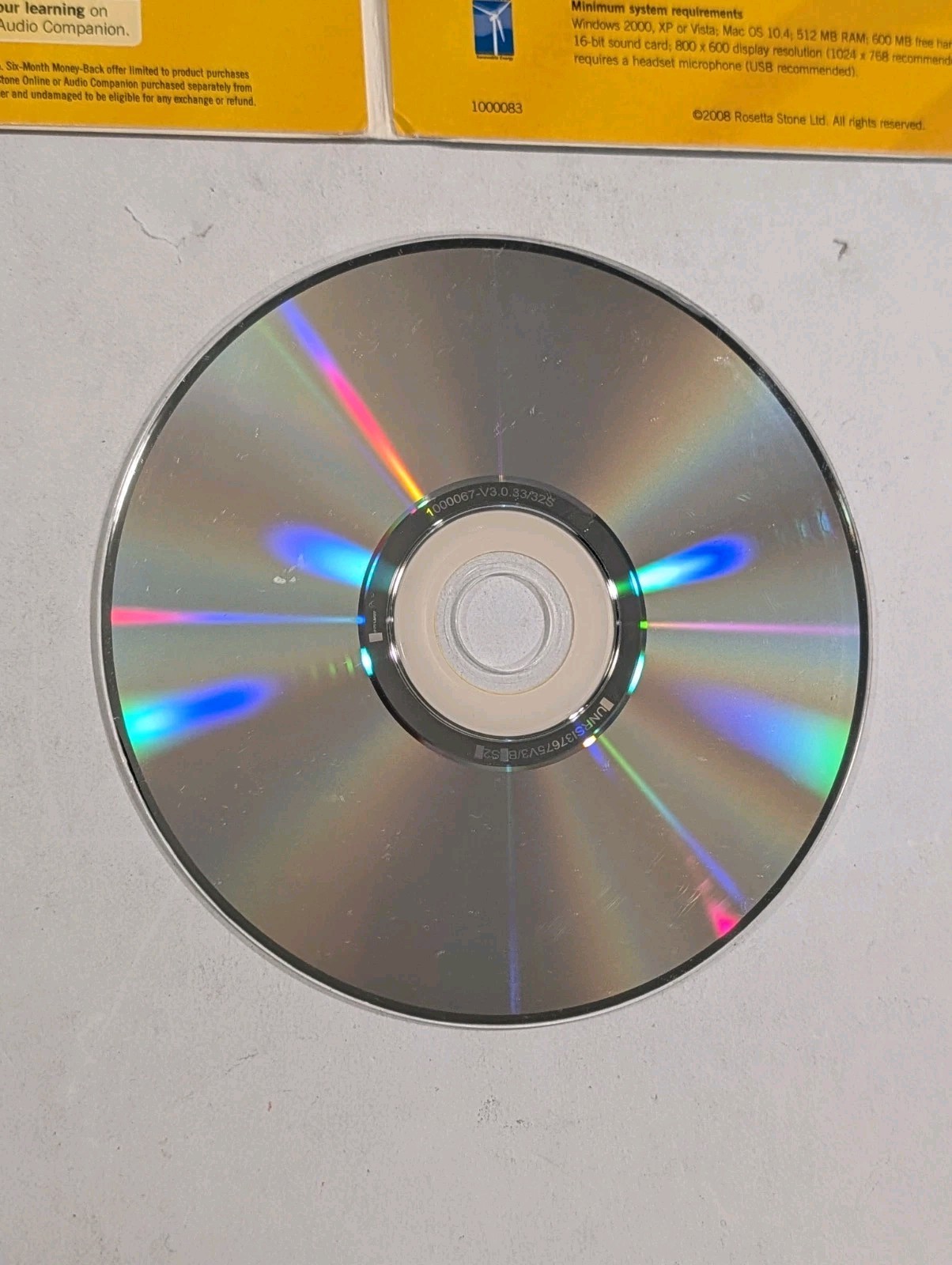 Rosetta Stone Demo Version 3 PC CD-ROM Mac / Windows – All Languages