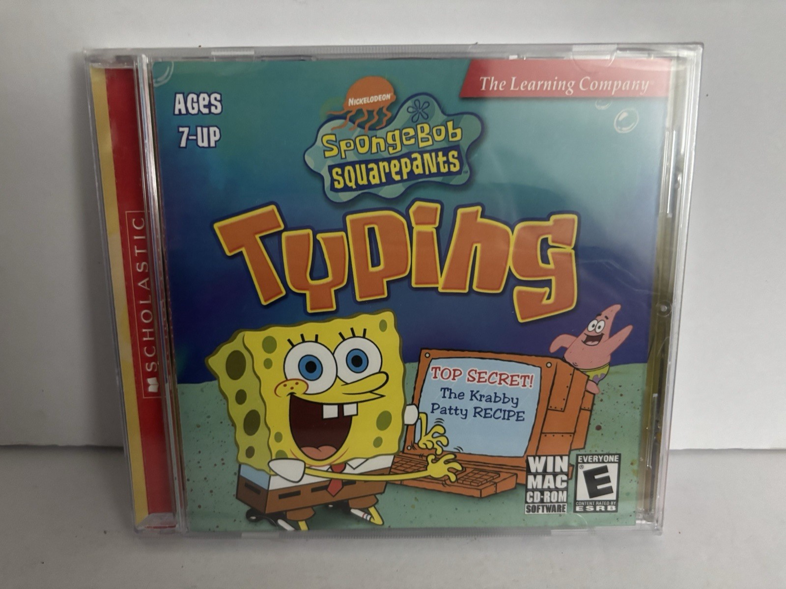 Spongebob Squarepants Typing WIN/MAC CD ROM Keyboarding Brand New & Sealed