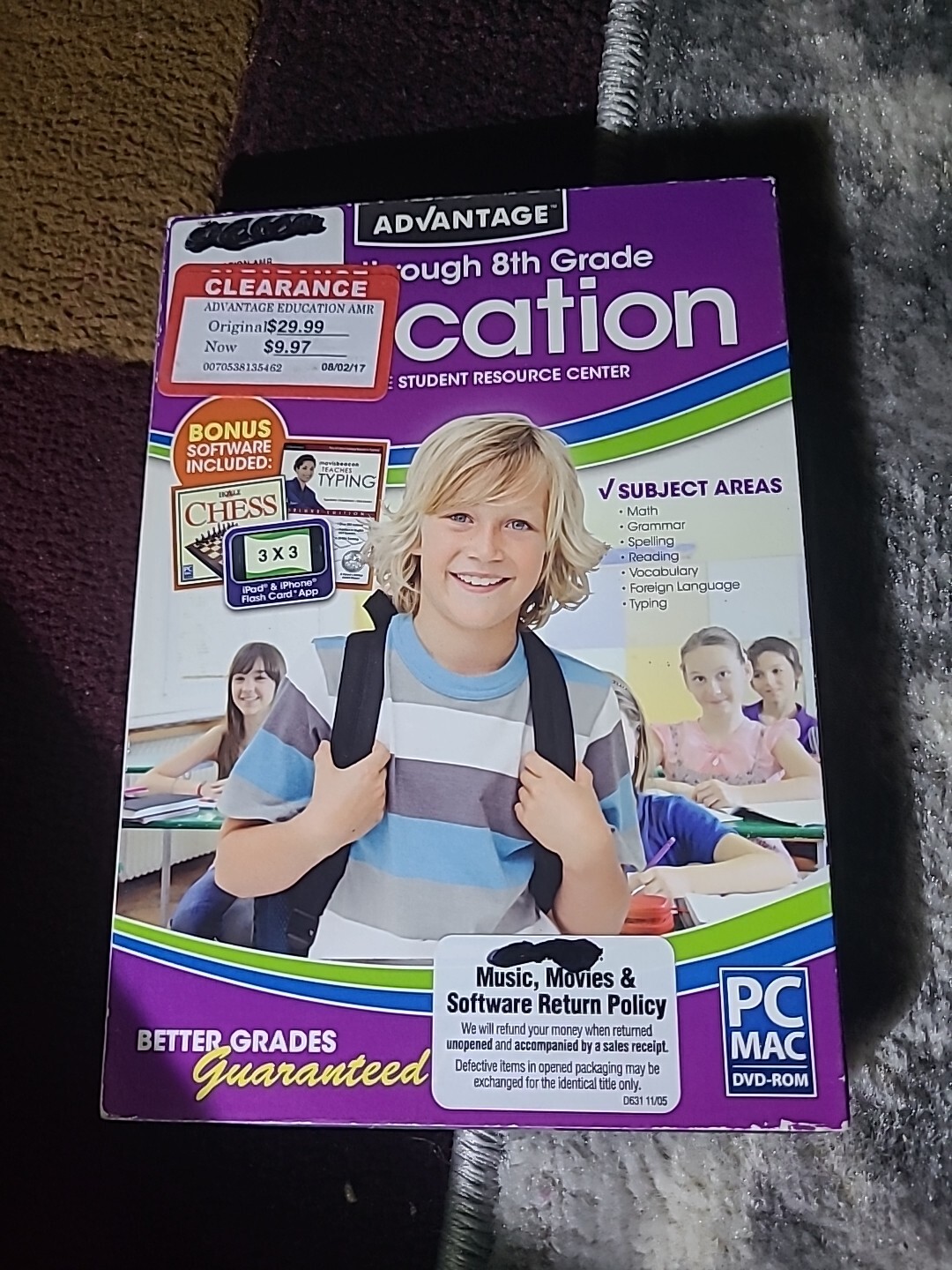 Encore Education Advantage Pre-K – 8th Grade Student Resource Center (PC, MAC)