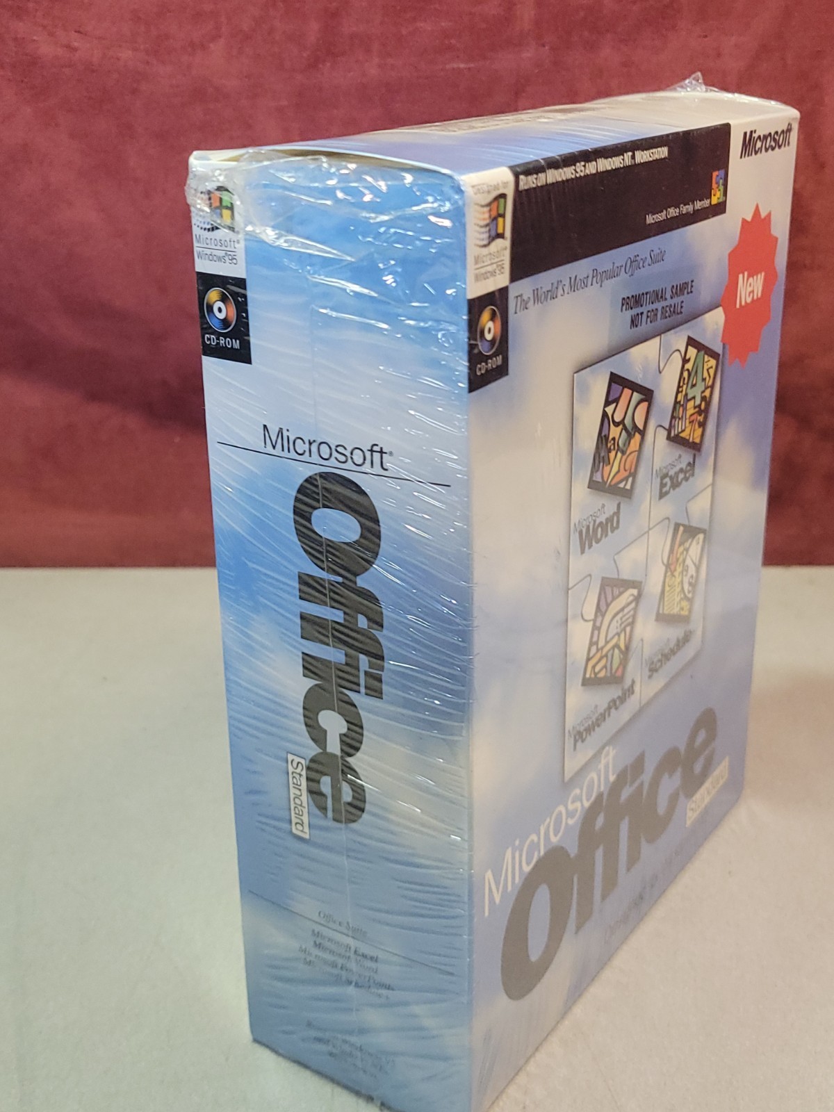 Vintage Microsoft Office Standard Edition for Windows 95 New Sealed