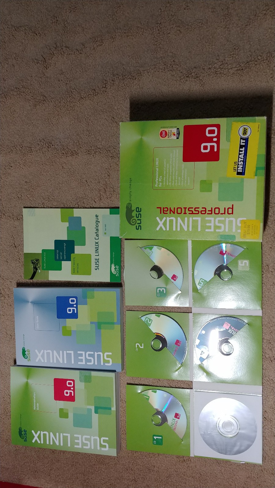 Suse Linux Professional Version 9.0 In Original Packaging Operating System