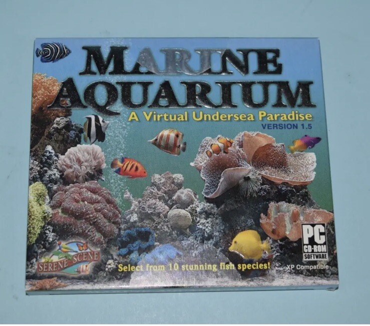 Software PC Marine Aquarium A Virtual Undersea Paradise version 1.5 open box