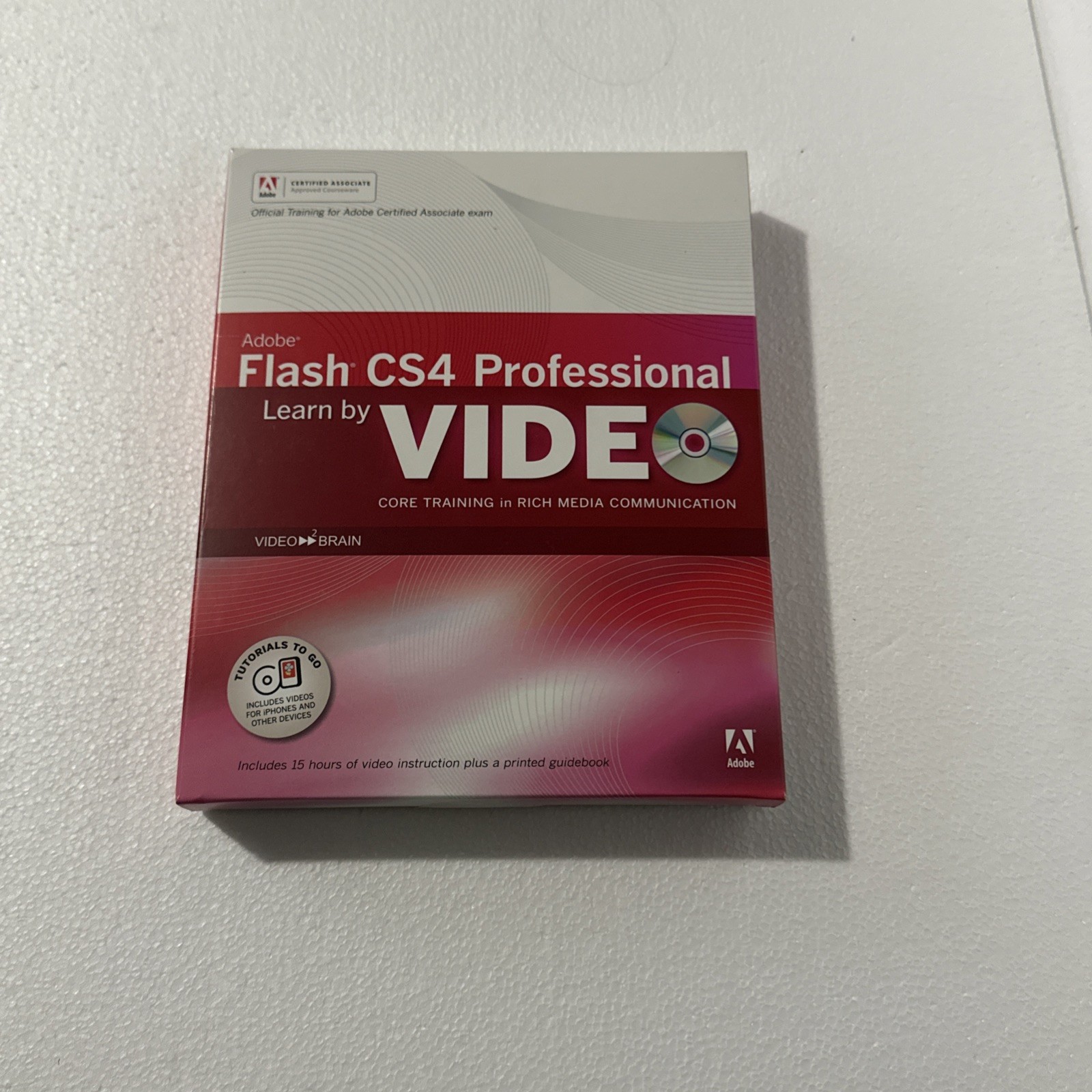 Adobe Flash CS4 Professional Learn By Video Plus Guidebook 2010 Digital Training