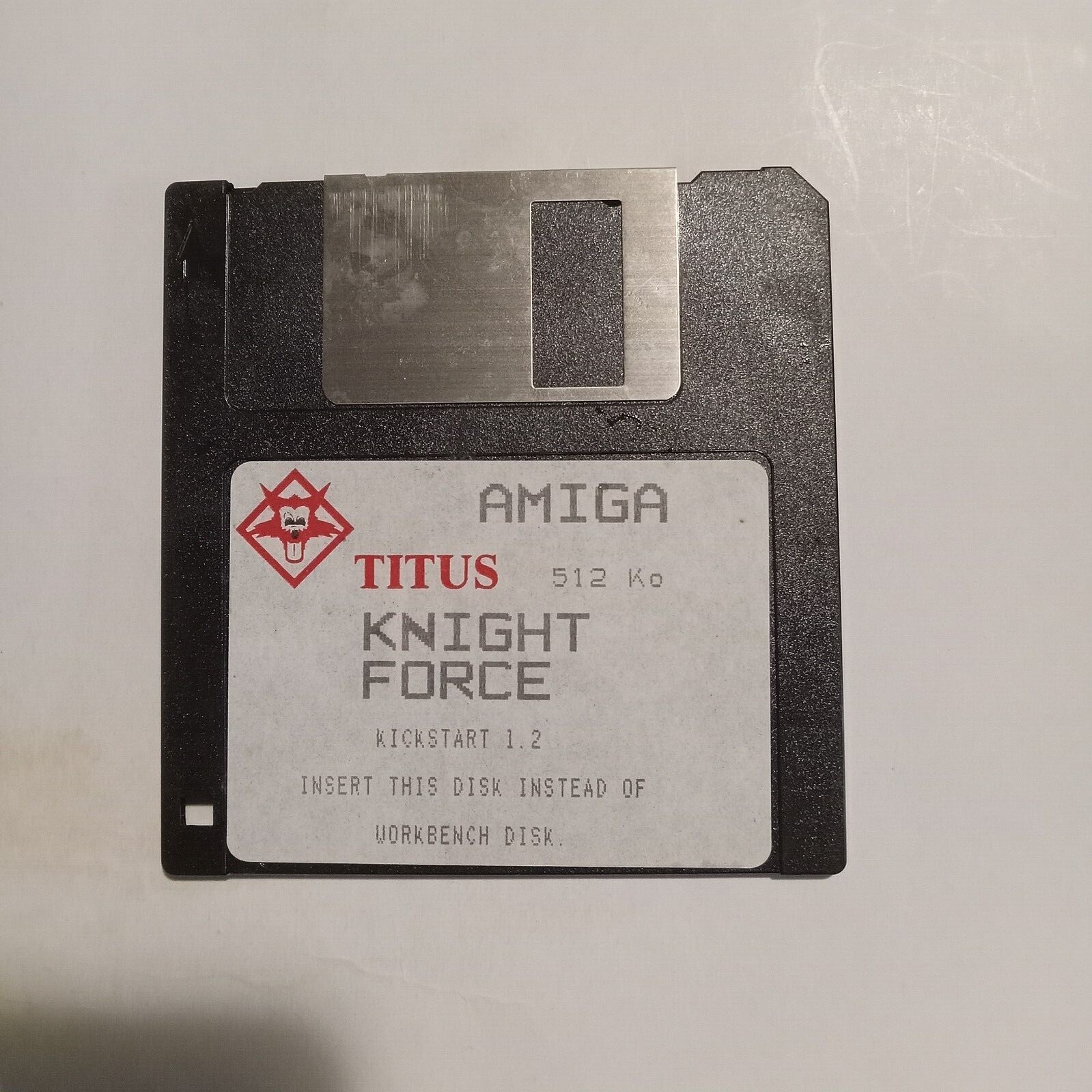 1989 Knight Force Commodore Amiga 512K Disk – Titus RPG Magic