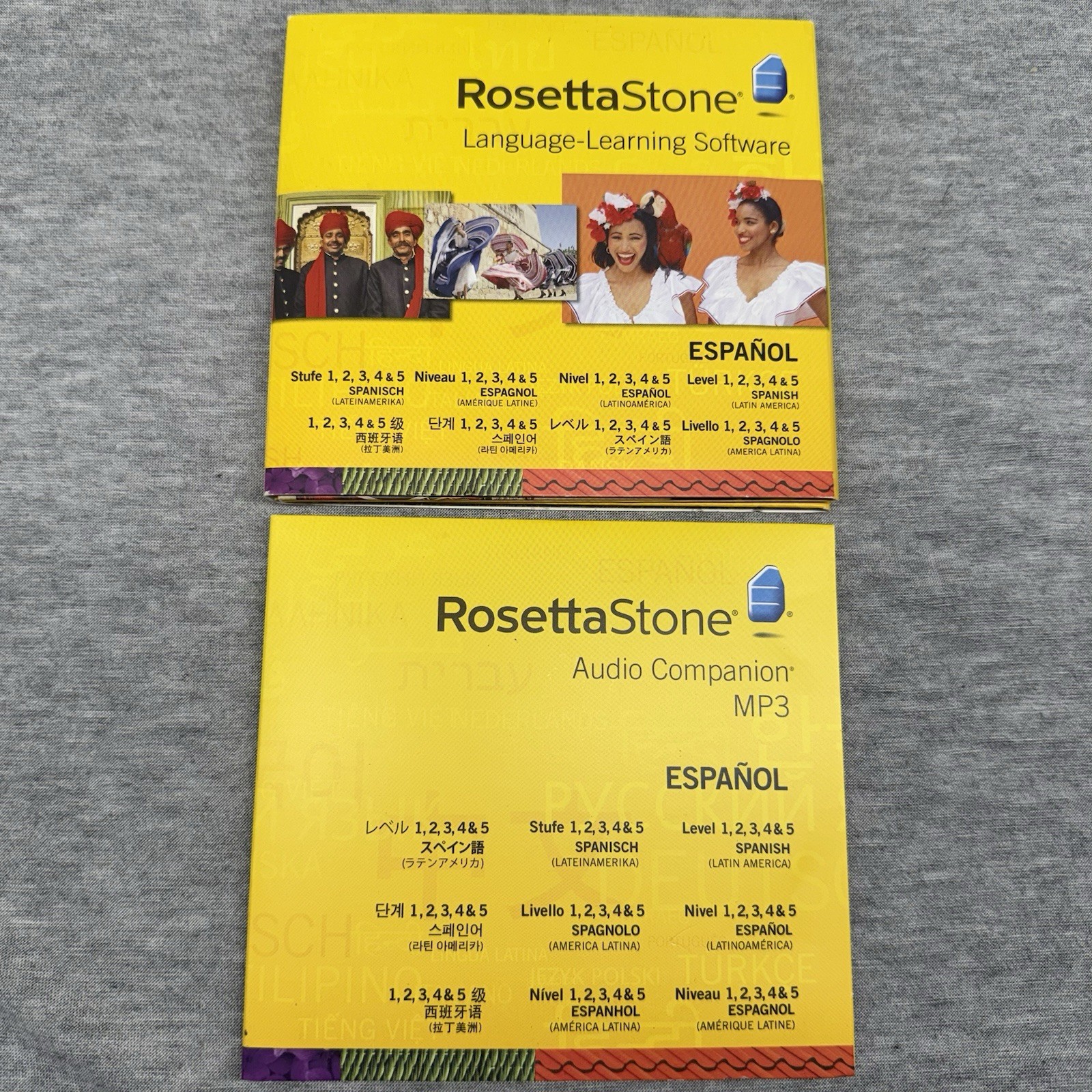 Rosetta Stone Spanish Latin America Version 4 Level 1-5 PC+ MP3 Audio Disc – VGC