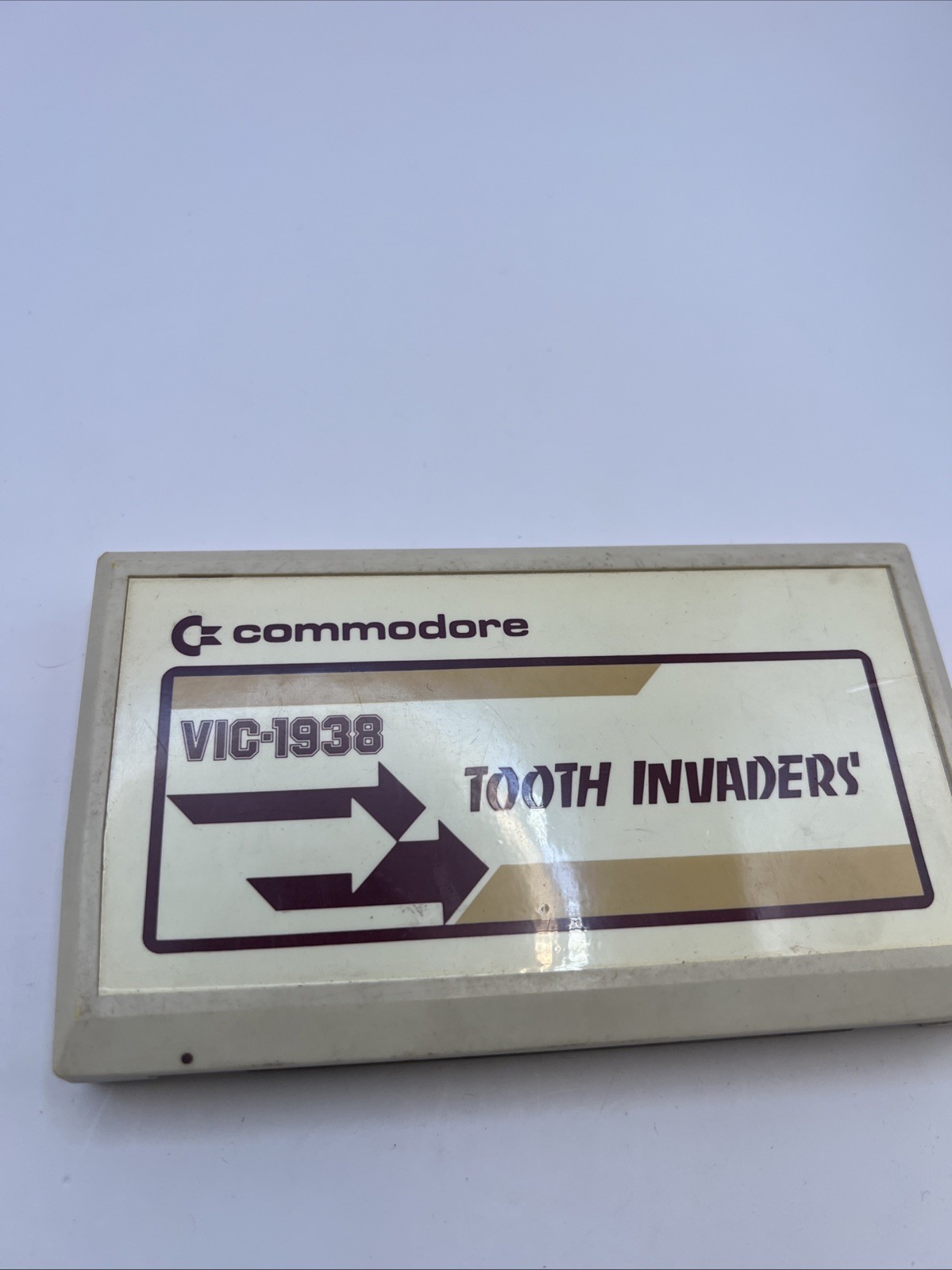 Vintage – Commodore Vic-1938 – Tooth Invaders Cartridge Only