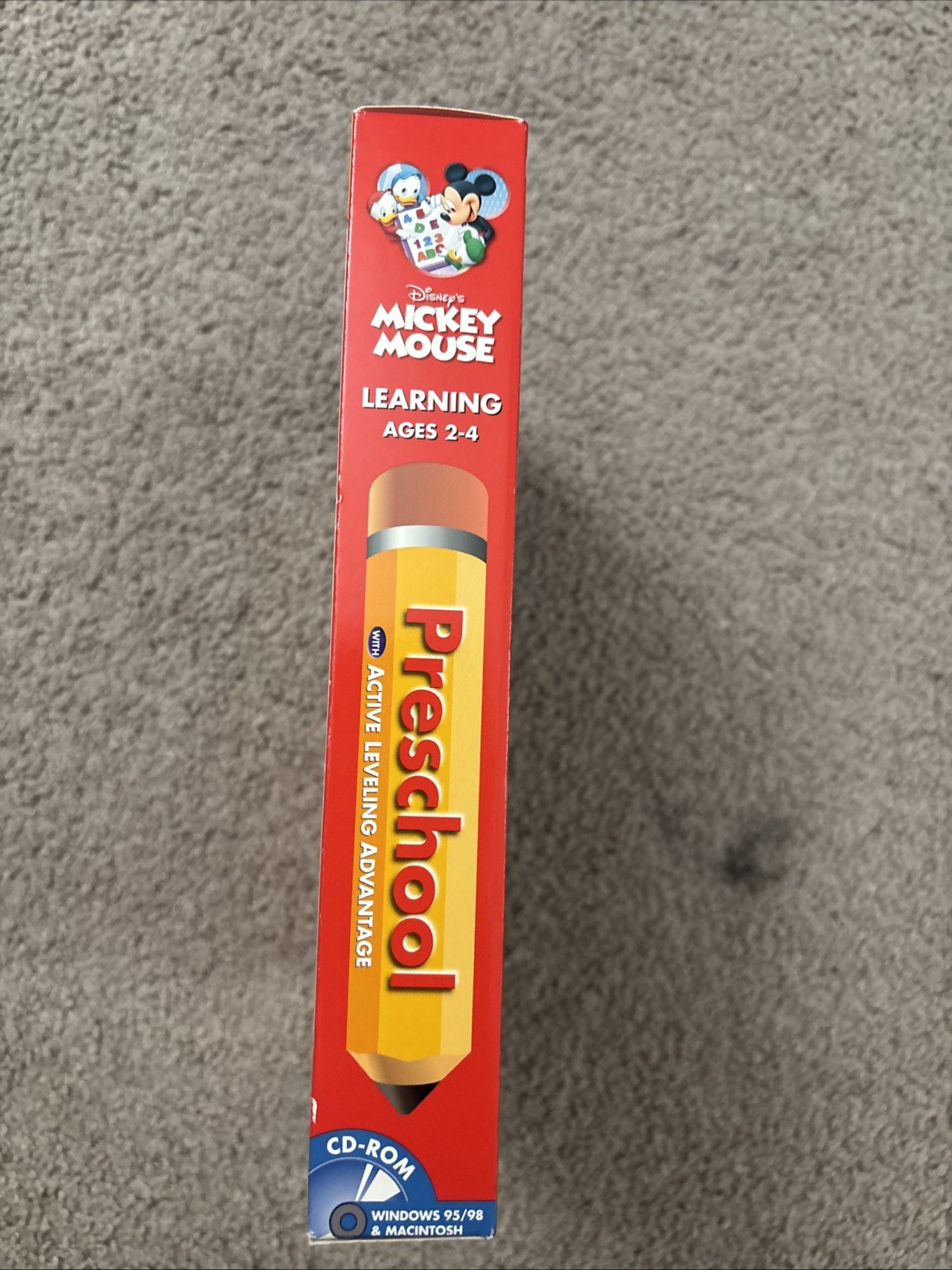 Disney Mickey Preschool Ages 2-4 PC, Mac BIG BOX Brand New Sealed
