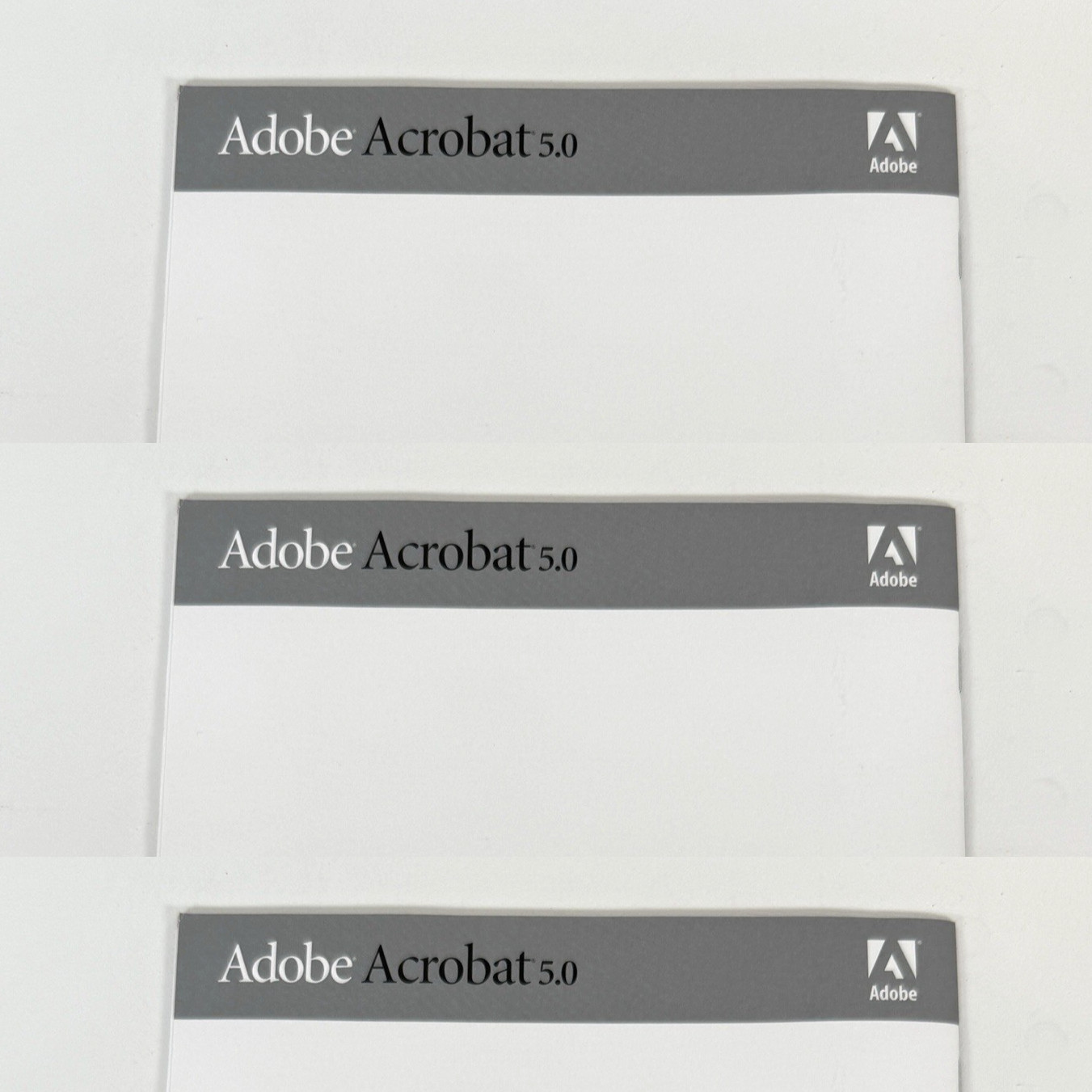 Adobe Acrobat 5.0 for Windows (New – Sealed) with Booklet