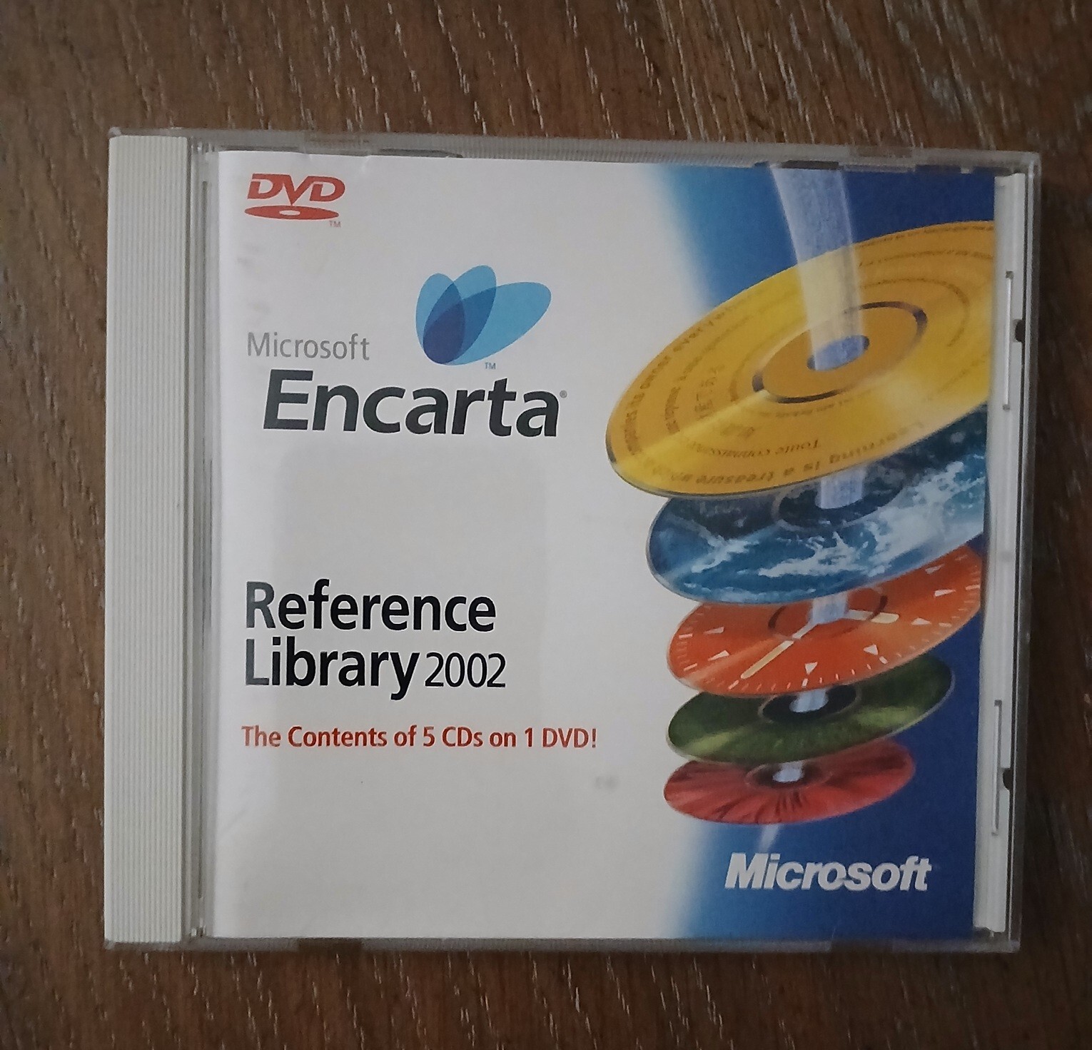 Microsoft Encarta Reference Library 2002 – DVD-ROM For PC – Pre-Owned