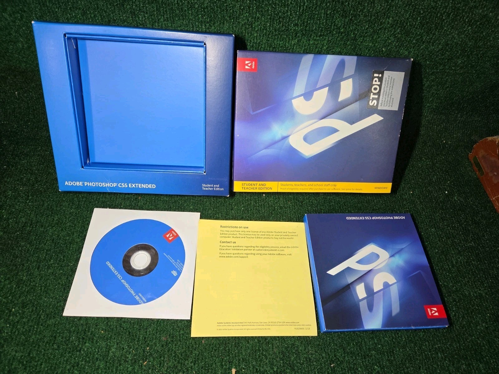 Adobe Photoshop CS5 Extended 32&64 Bit Windows Student Teacher Edition w/ Serial