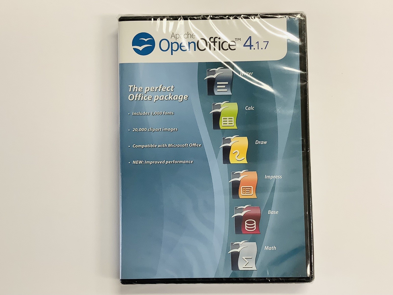 “BRAND NEW” Apache Open Office 4.1.7 (Windows) FACTORY SEALED FREE SHIPPING