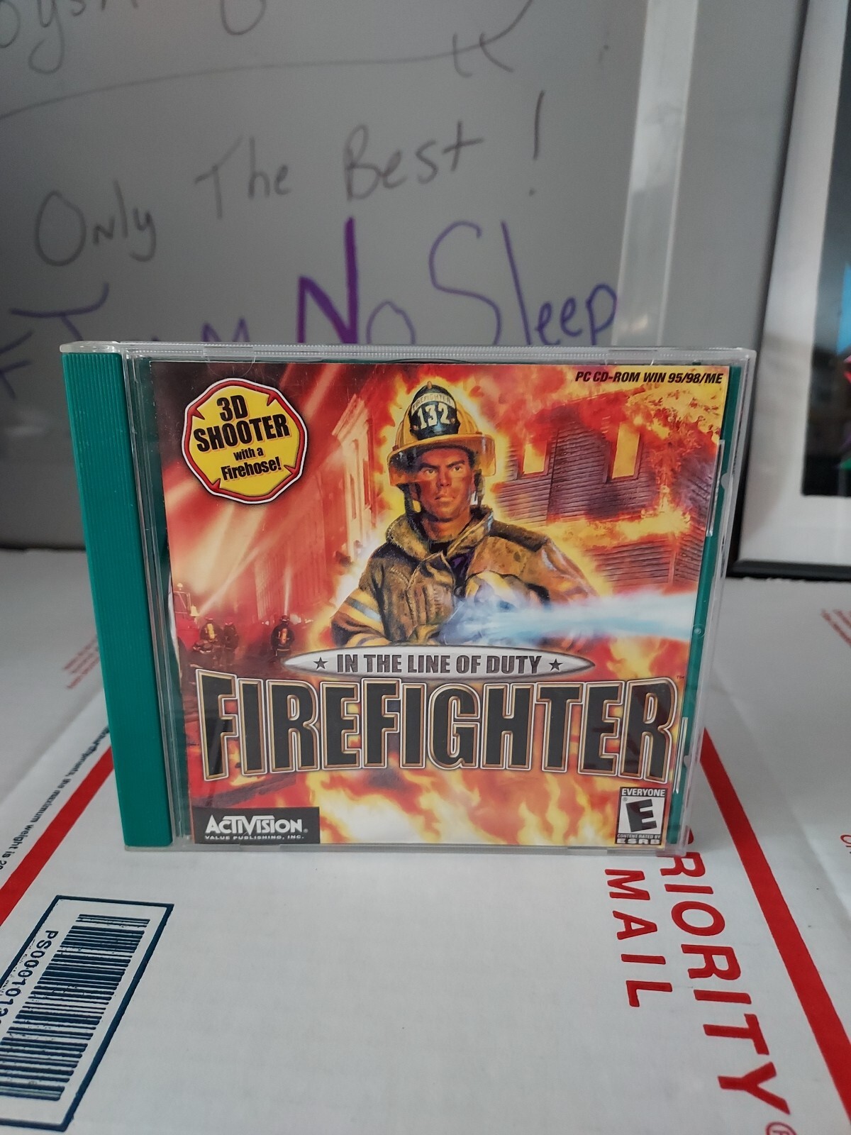 FireFighter: In the Line of Duty PC CD put out extinguish,rescue Game Rare #175b