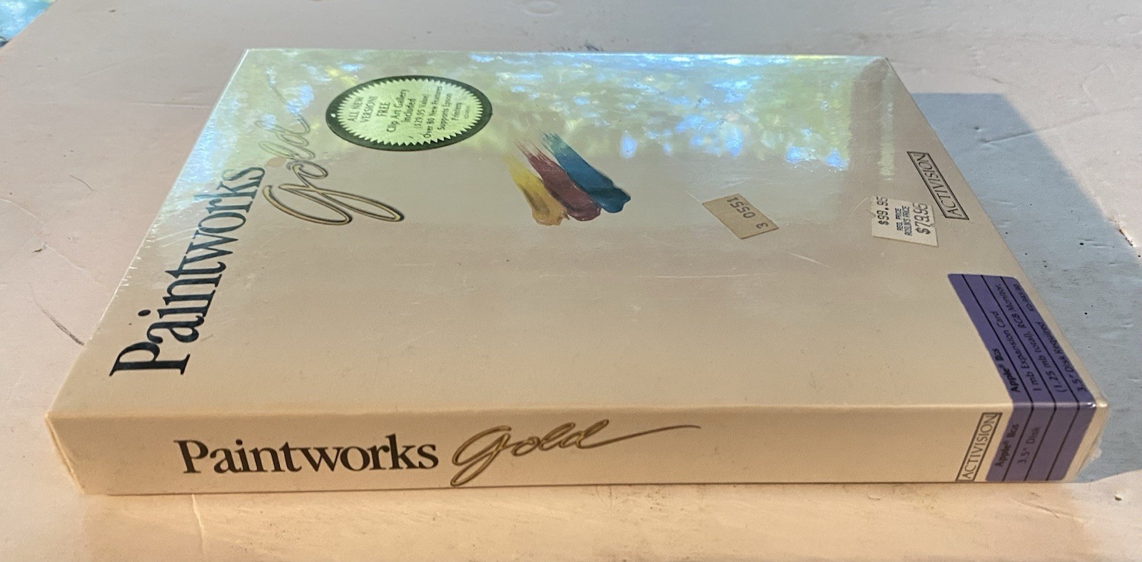 Vintage PAINTWORKS GOLD FACTORY SEALED Apple IIgs 2.5” 1mb 1988 Activision