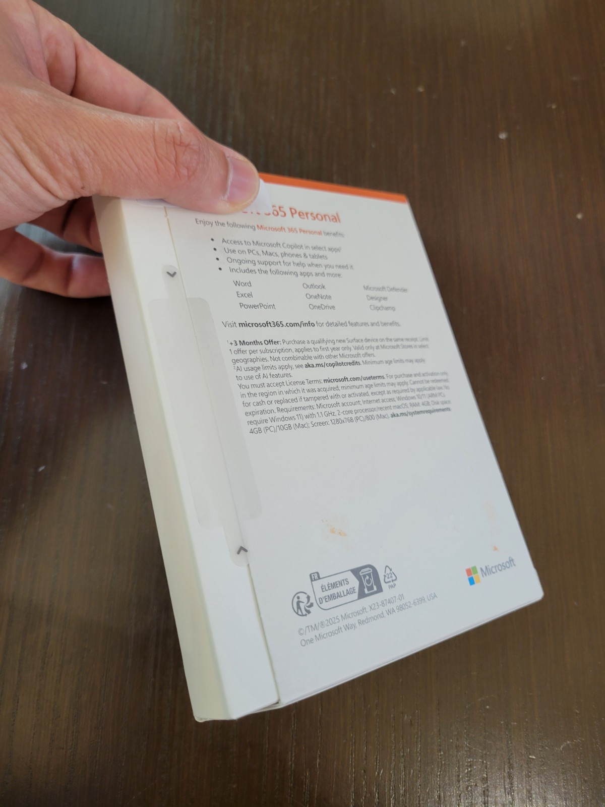 NEW Microsoft Office 365 Personal Edition with 1 Year Subscription