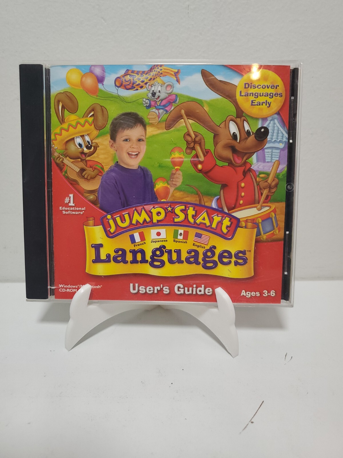 JumpStart Languages (Jewel Case) French Japanese Spanish English Pc