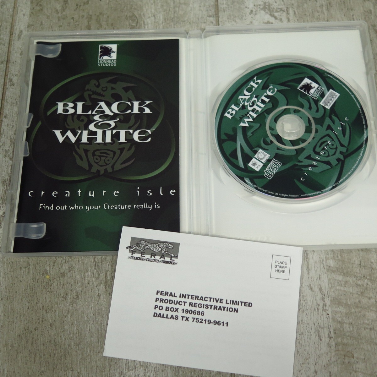Black & White Creature Isle add on Disc for Mac OS X