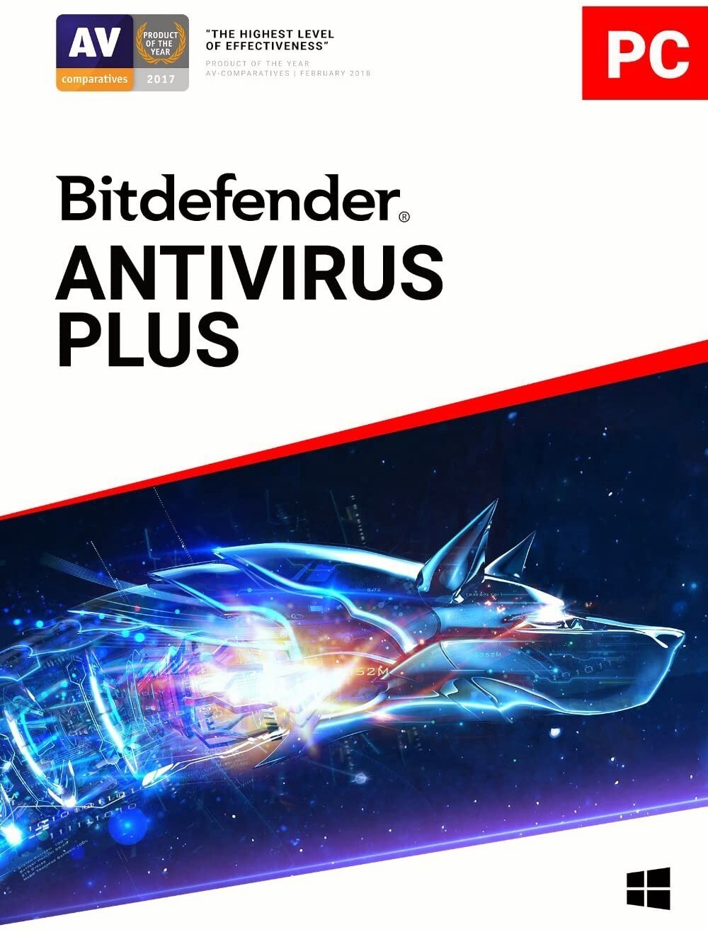 Bitdefender Antivirus Plus 2025 – 1 Year For 1 Windows PC + Daily VPN