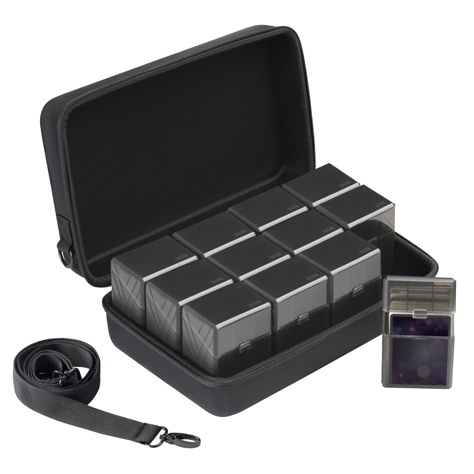RHCOM Trading Card Case Kit: 6 Deck Boxes for 2200+ TCG MTG Sports Cards