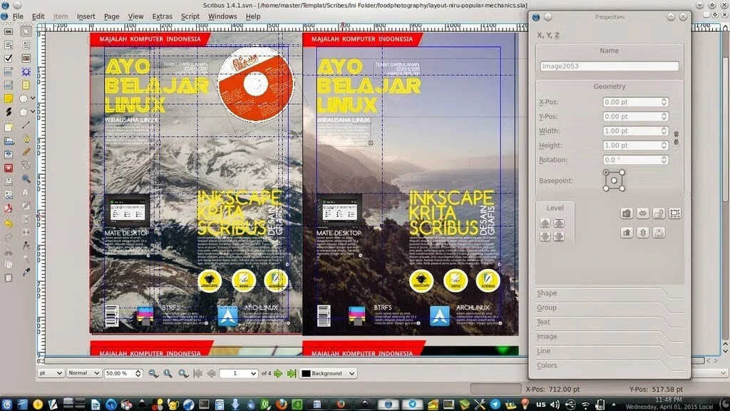 Scribus Desktop Publishing Pro Software for Windows 2026 | Print Design on USB