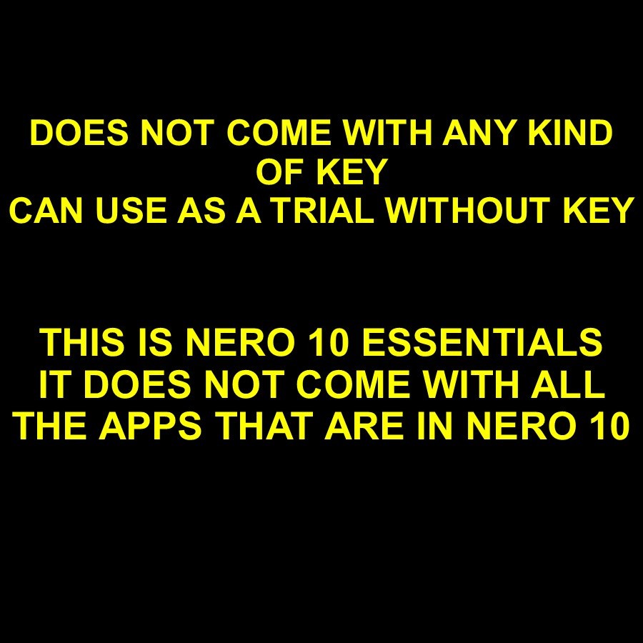 NERO MULTIMEDIA SUITE 10 ESSENTIALS INSTALLATION DISC – NEW! READ FULL LISTING!