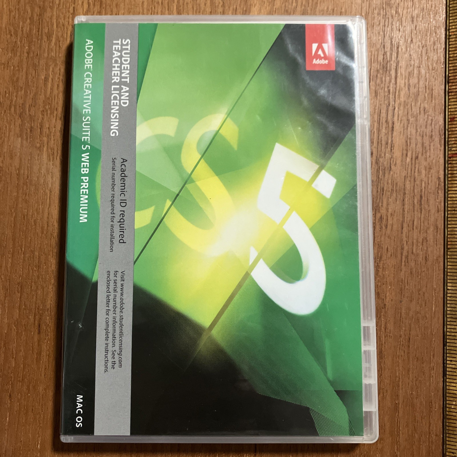 Adobe Creative Suite 5 Web MAC OS Premium Cs5 With Key Apple