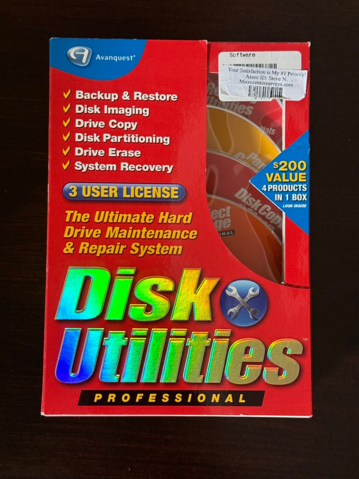 Brand New Avanquest Disk Utilities Professional – 3 USER License, Model 1600