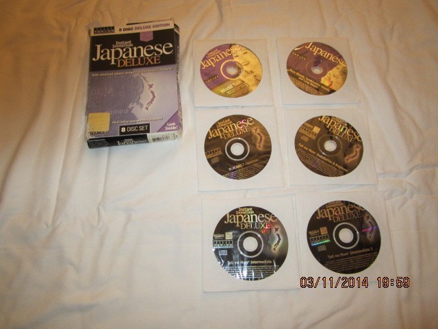 Topics Entertainment Instant Immersion Japanese Deluxe – 8 Disc Set