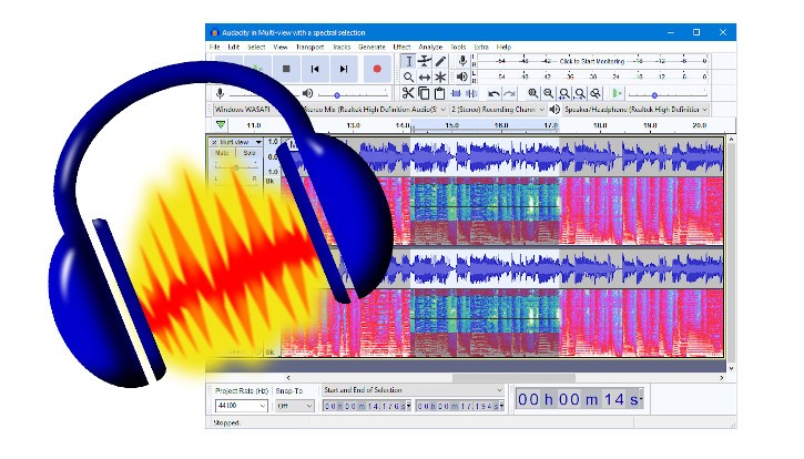 Audacity 2026 Software, Professional Audio Music Editing Recording, Podcasting