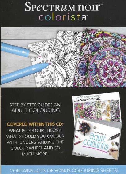 Step By Step Guide For Adult Coloring PC CD learn color wheel print sheets etc