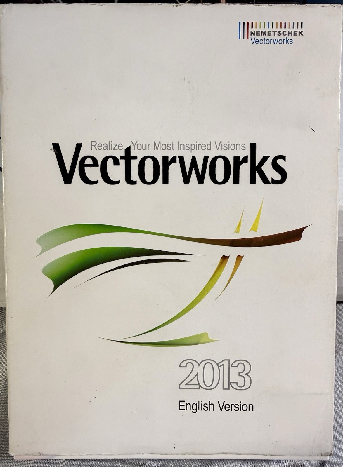 Nemetschek VectorWorks 2013 Designer/Renderworks with Serial 2 DVD Discs Mac/Win