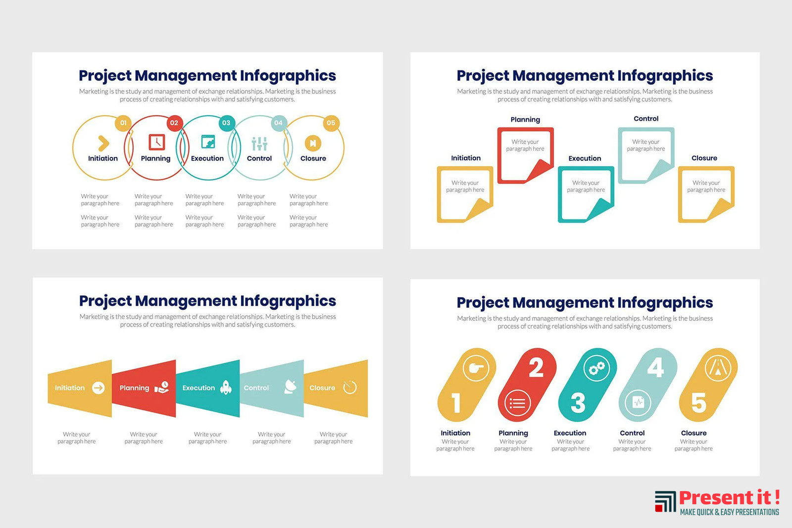 Project Management Infographics Templates