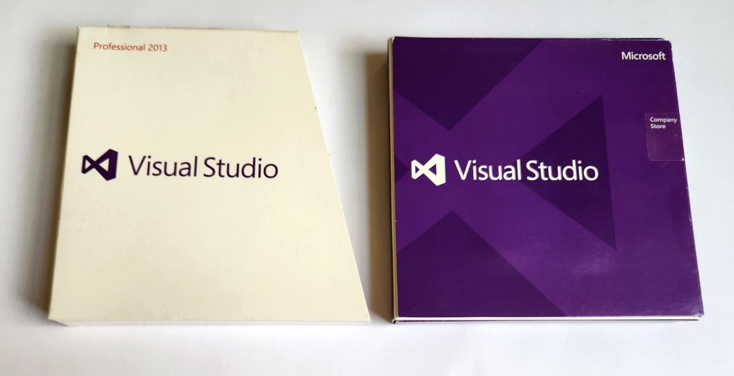 Microsoft Visual Studio 2013 Professional With Product Key Original Box