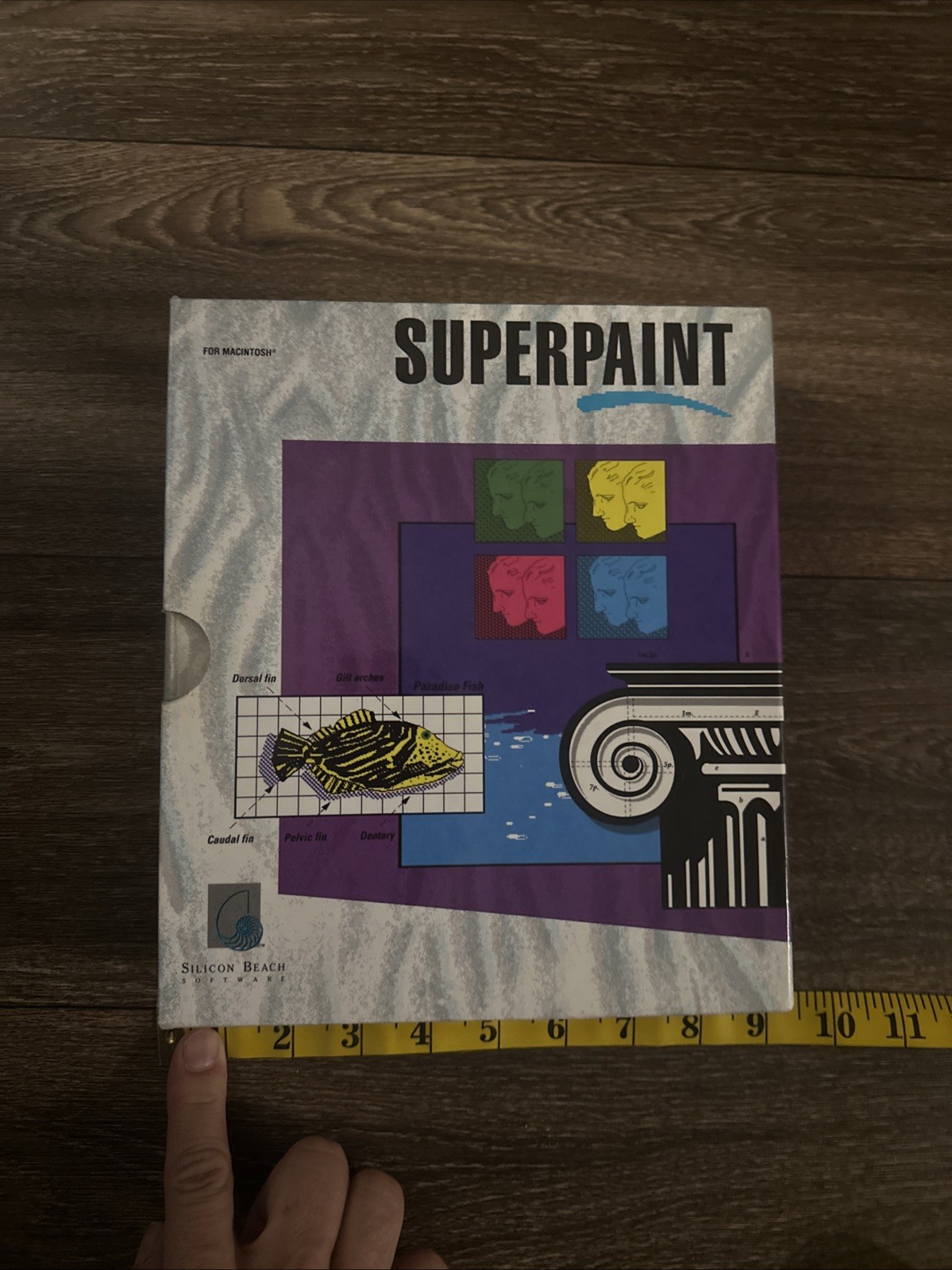 SUPERPAINT Silicon Beach Software (1988) for Apple Macintosh(2 Floppy Discs)