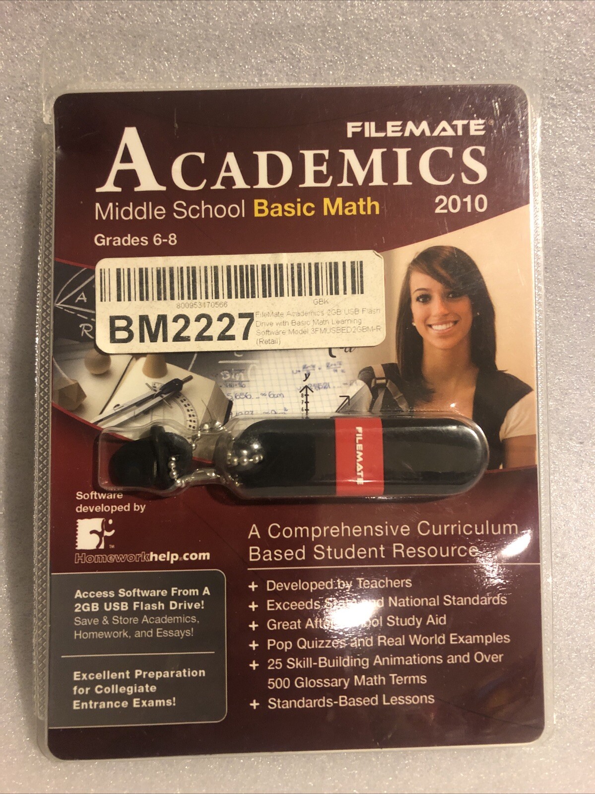 FILEMATE ACADEMICS MIDDLE SCHOOL BASIC MATH GRADES 6-8 2010