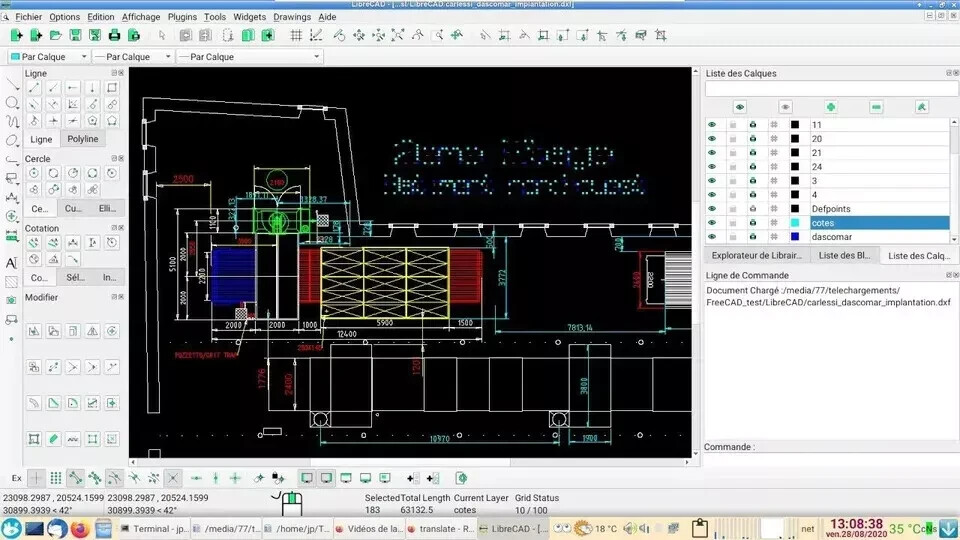 Libre Cad 2D ~ Computer Aided Design CAD Software Package for Windows ~ CD