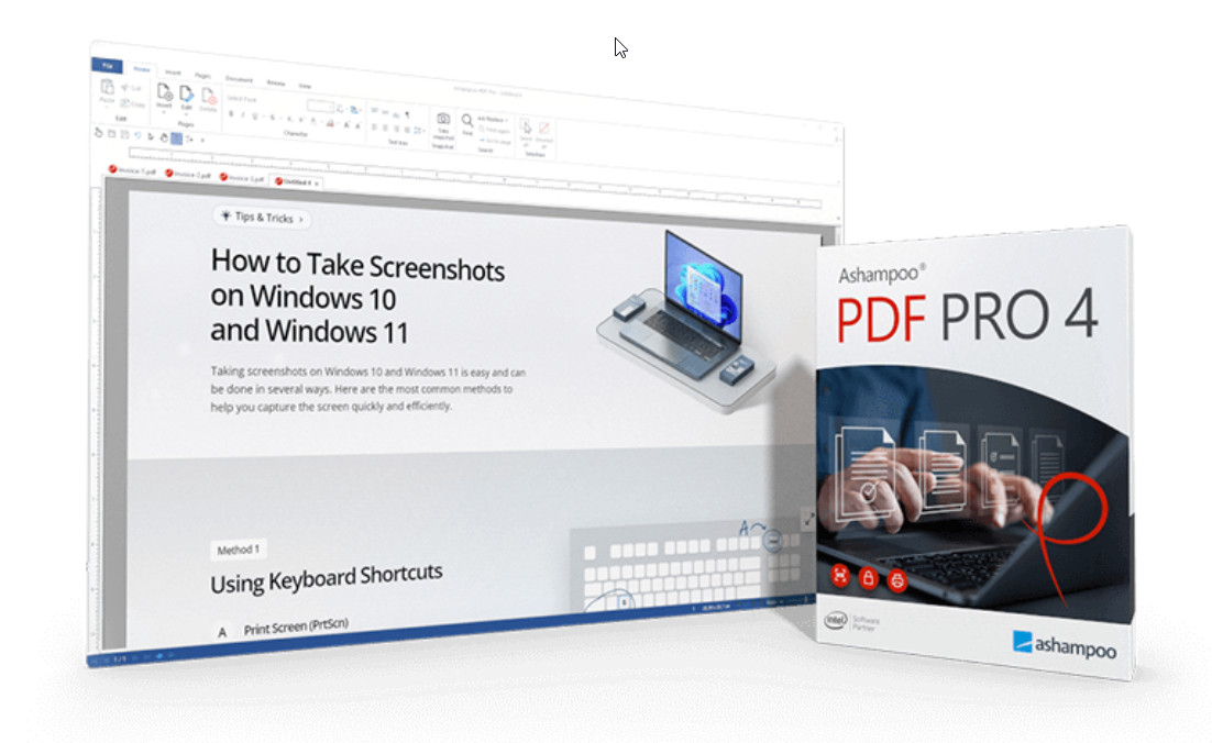Ashampoo PDF Pro 4 – Read, edit and convert [PDF to doc, epub, JPG, Word [DISC]