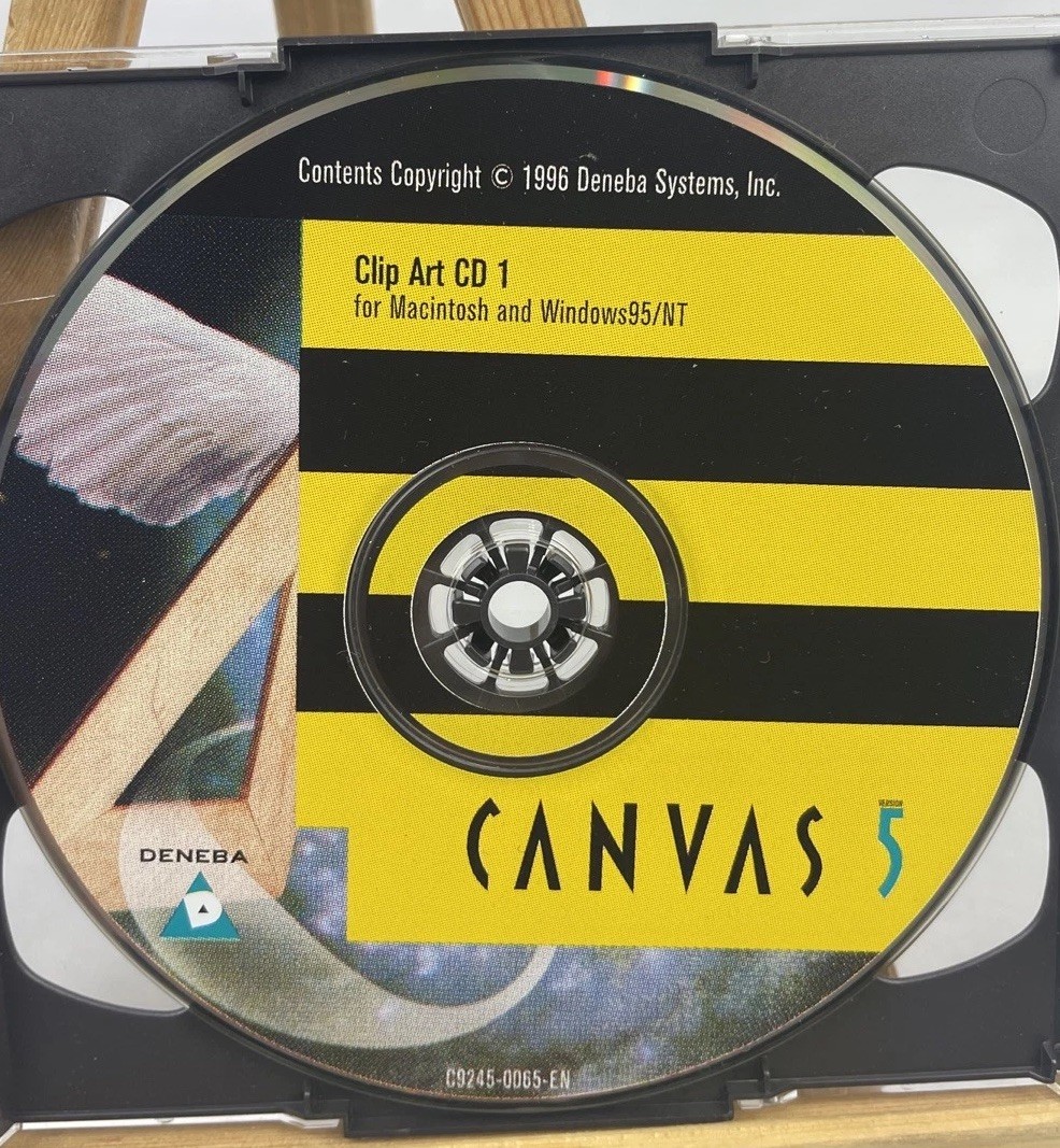 DENEBA Canvas Draw 5.0 Mac OS/ Windows 95NT Image Design Illustration POWER PC