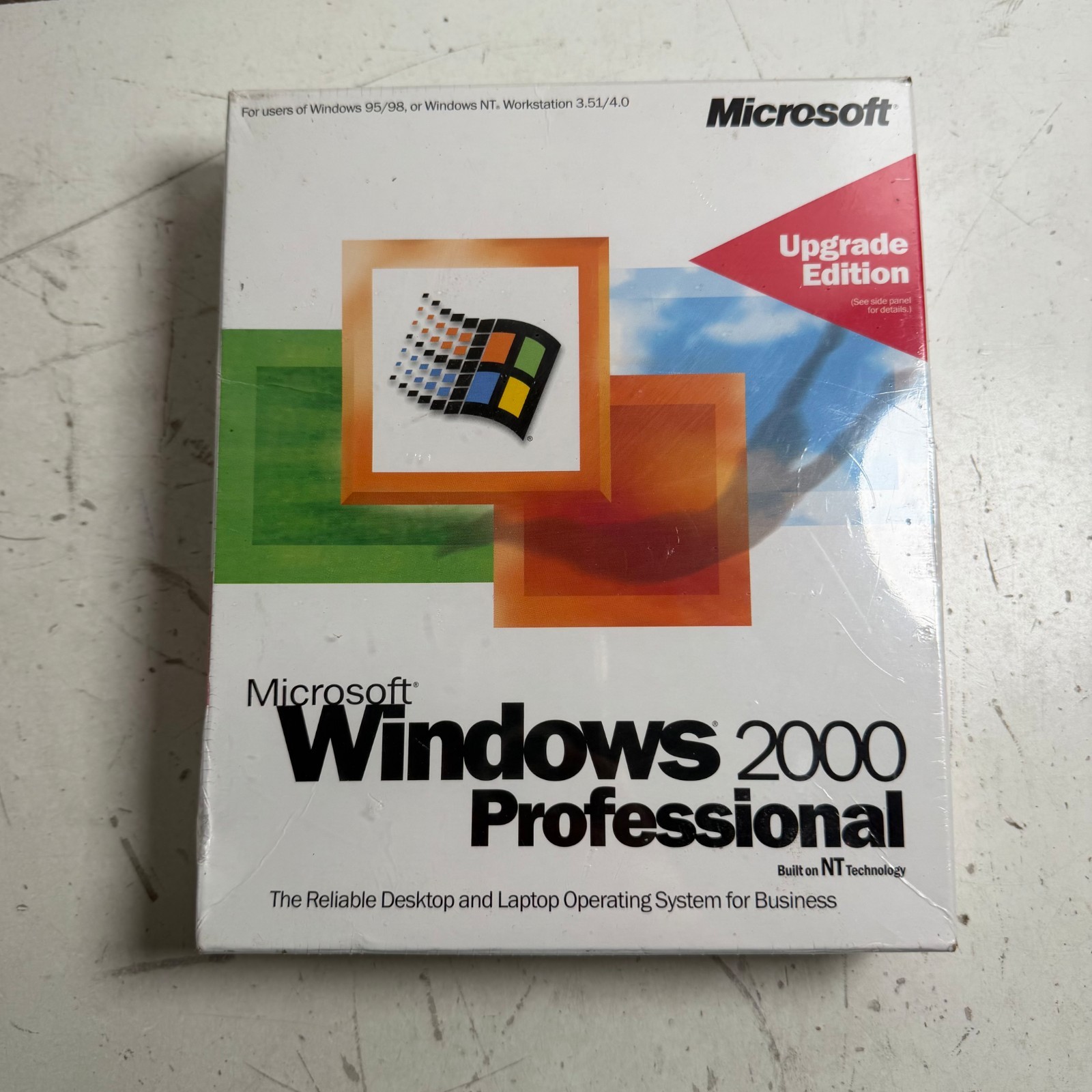 Microsoft Windows 2000 Professional Upgrade Edition Operating System Software CD