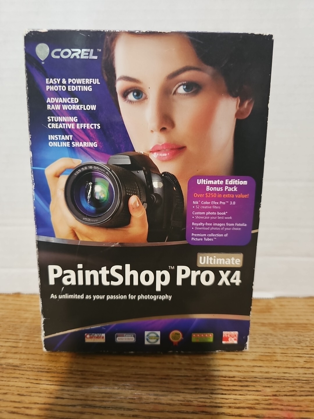 Corel PaintShop Pro X4 (1 User/s) – Full Version for Windows