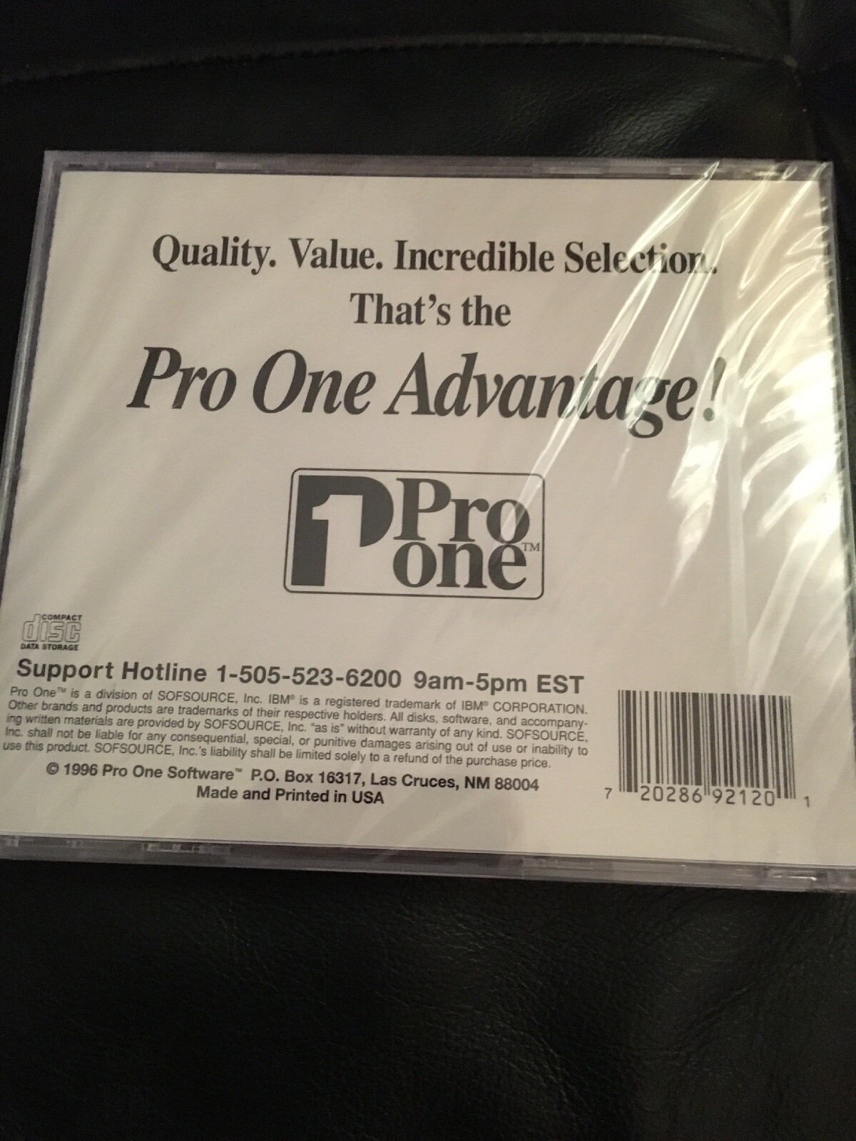 PRO ONE SPANISH 2 New Pc 1996