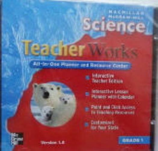 Macmillan/McGraw-Hill Science: TeacherWorks Grade 1 PC MAC CD lesson planner +