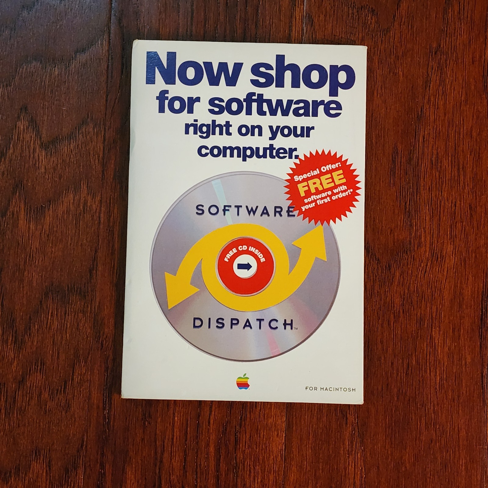 Software Dispatch for Apple Macintosh (1994) Mailer CD VERY RARE SOFTWARE