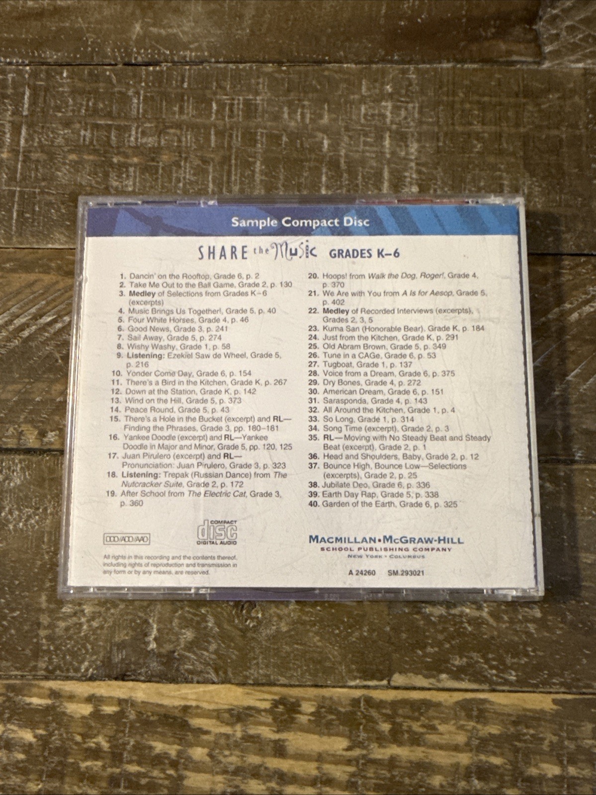 Share The Music K-6 PC Software